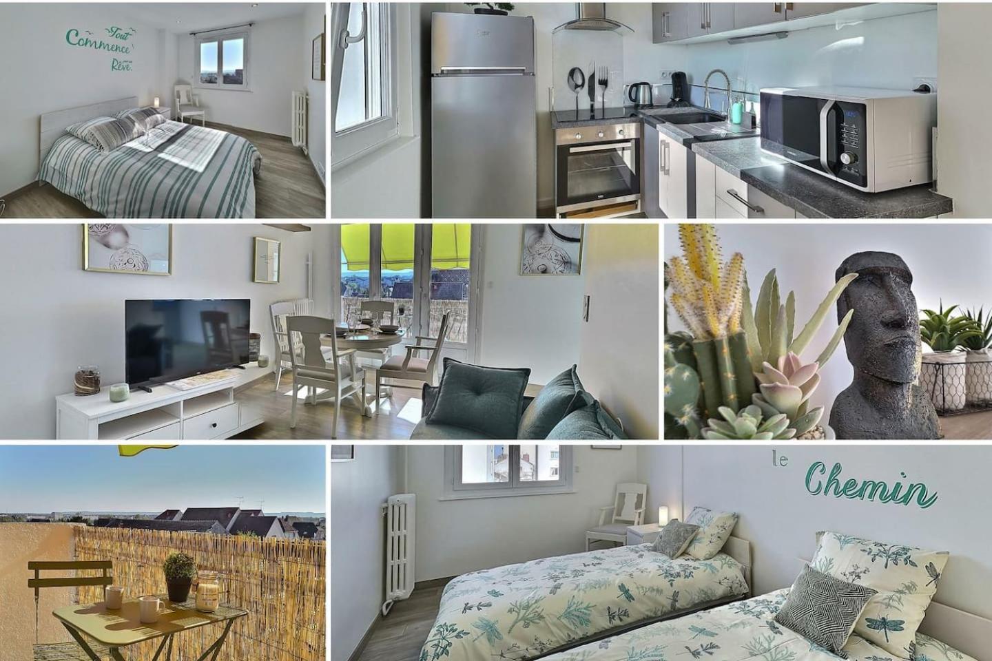 Le Voltaire - Balcon - 2 Chb - 3 Lits - 2 Min Gare Et Cente-Ville - Mon Groom Troyes Zewnętrze zdjęcie